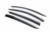Wind Deflectors with Chrome HB/SD (4 Pcs, Niken) for Ford Focus IV 2018-