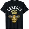 Имя Genesis Подарки на день рождения Genesis Корона королевы Пчела Футболка Genesis