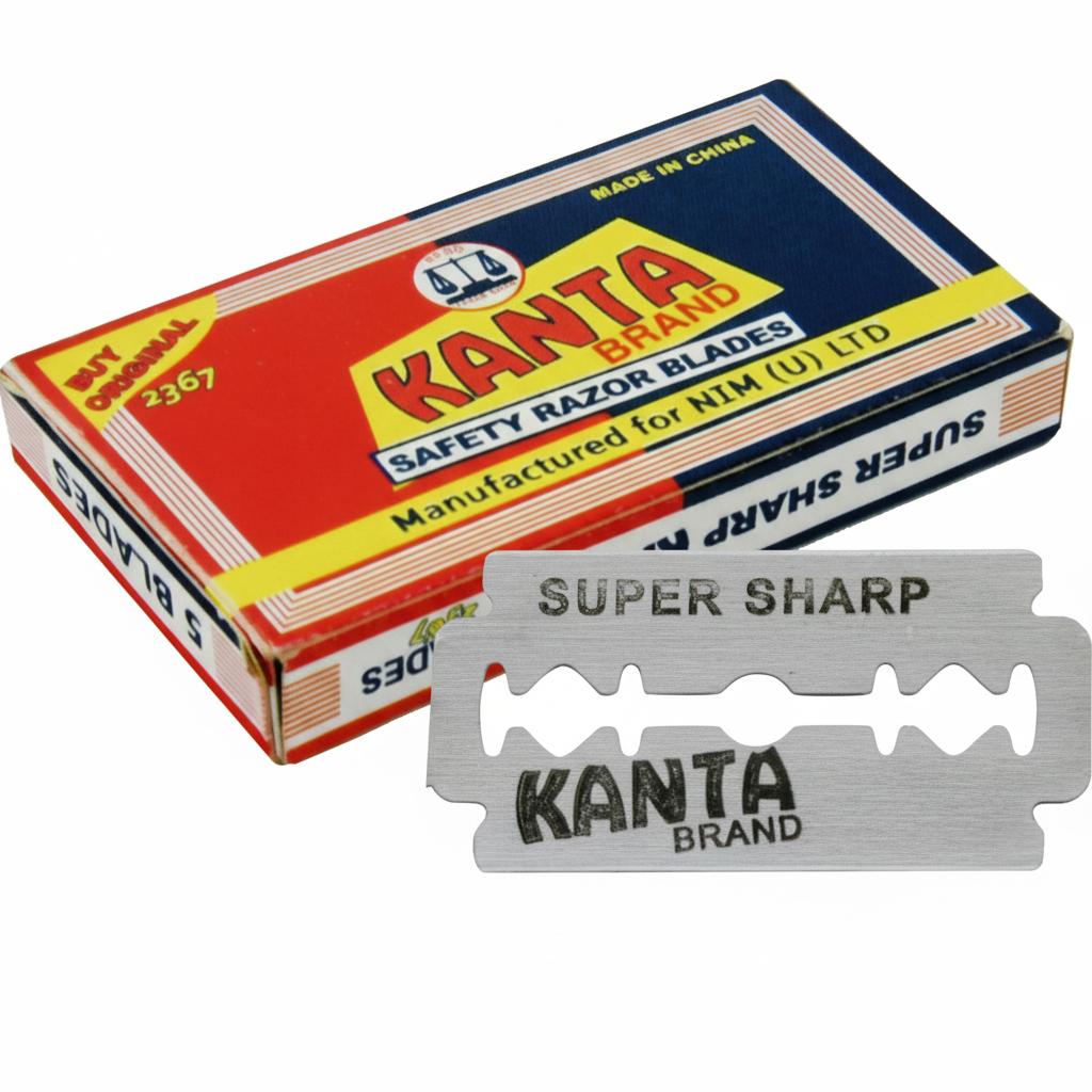 Kanta Razor Blade Set 100 Pcs Durable Razor Blades for Shaving