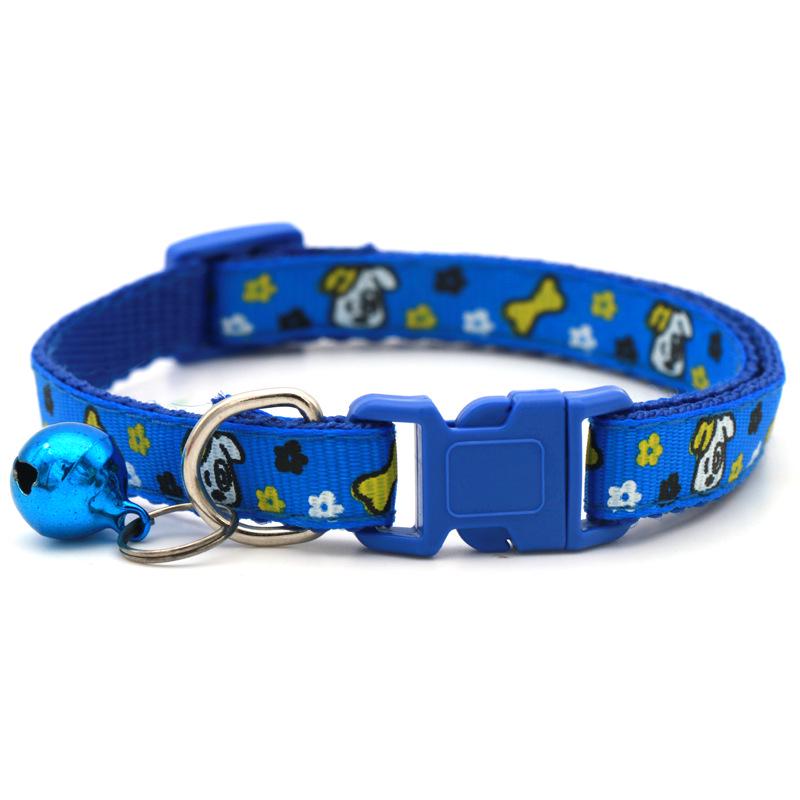 Коллекция костей и цветов Ошейник для собак с колокольчиком для питомцев