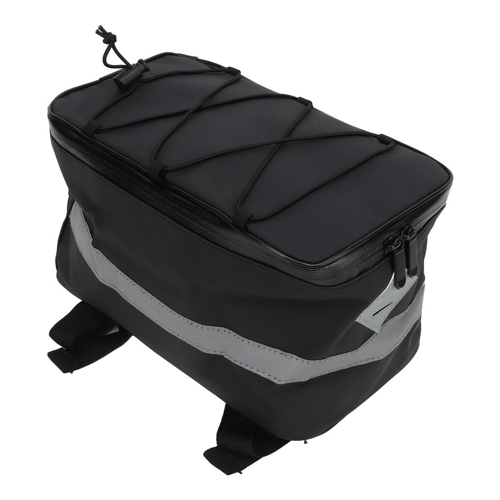 Сумка для заднего багажника велосипеда, водонепроницаемая, светоотражающая, большой емкости, с чехлом для дождя