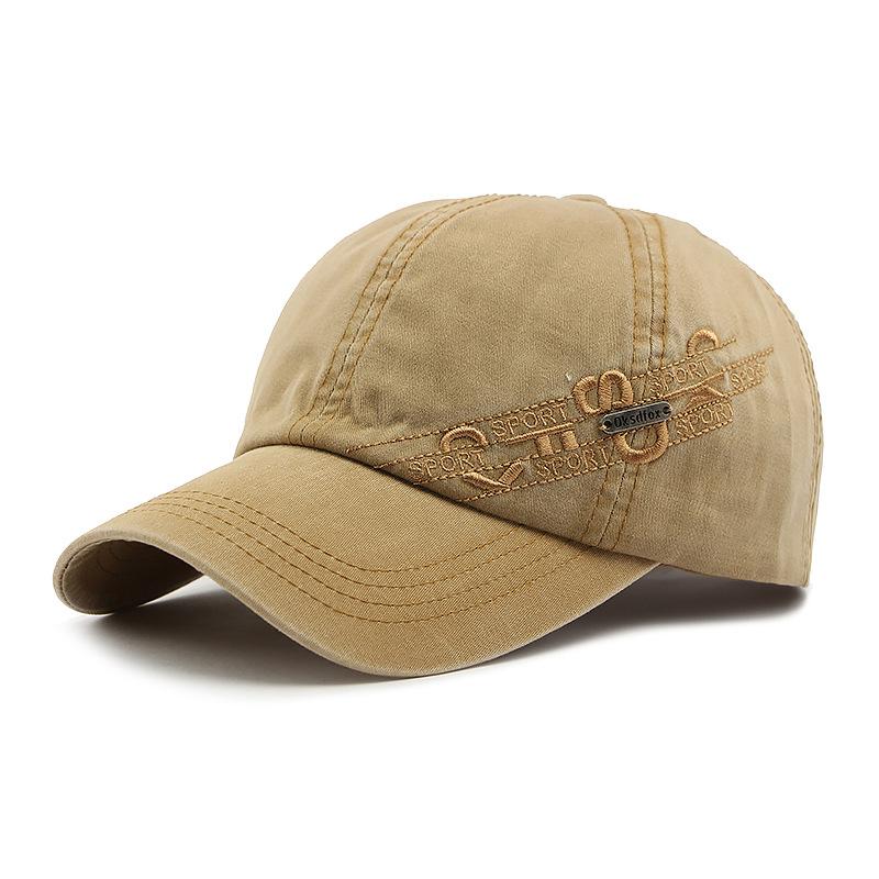 Cotton Baseball Cap Men Outdoor Sun Hat Embroidered Cap