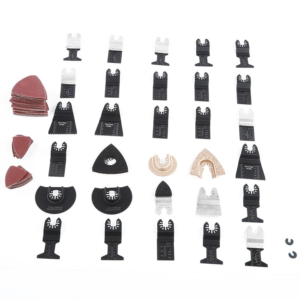 108 шт. Универсальный набор инструментов для резки и полировки осцилляторных пил из высокоуглеродистой стали, совместимый с