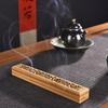 Bamboo Incense Box Retro Incense Burner Carved Incense Stick Holder Ash Catcher