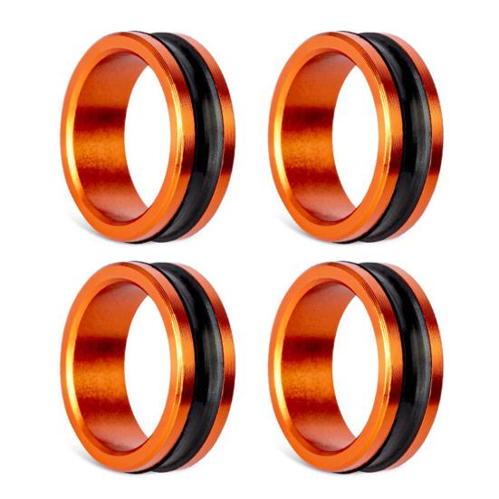 1/2/4 шт. Кольца для протяжки рыболовной лески, Не ржавеющие, Устойчивые к коррозии, Противоскользящая конструкция, Кольца для пальцев для протяжки, Рыболовные аксессуары