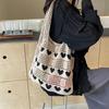 Knitted Handbags Female Large Capacity Totes Women's Shoulder Bag Summer Beach Bag Casual Hollow Woven Shopping Purses CLE