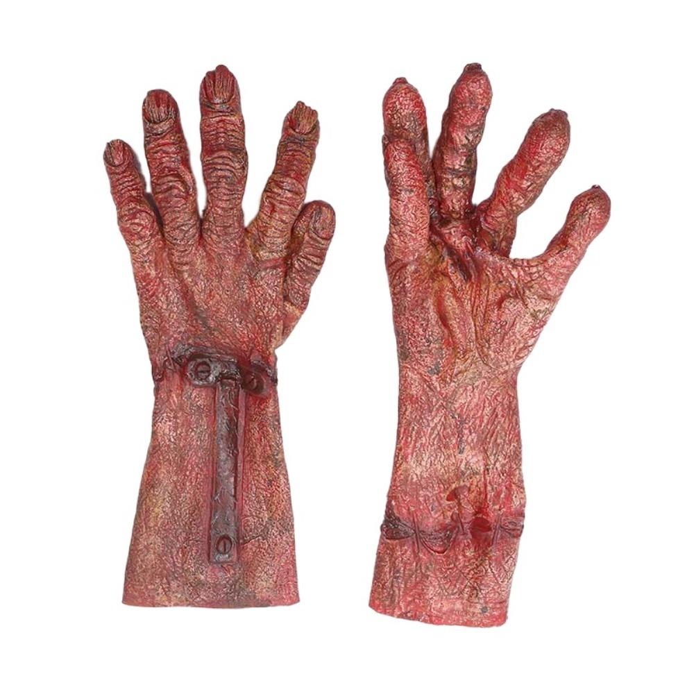 Водонепроницаемые перчатки оборотня, имитация, виниловые, реквизит для макияжа для вечеринки, перчатки для косплея на Хэллоуин, карнавал