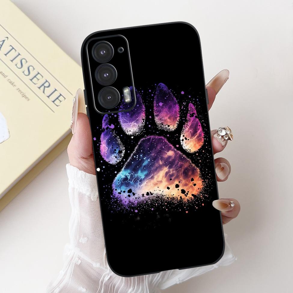 Для телефона Edge 20 20Pro 20Lite Чехол Для Motorola Edge 20 Pro Чехол Силиконовый Роскошный Модный Любовь Милый Кот Девушка Забавный Крутой Расписной