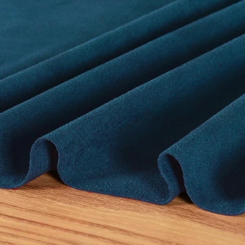100x150cm Suede Fabric Stretch Double Microfiber for Costume Dresses Skirt Sewing Stretch Frosted Cloth Plain Material