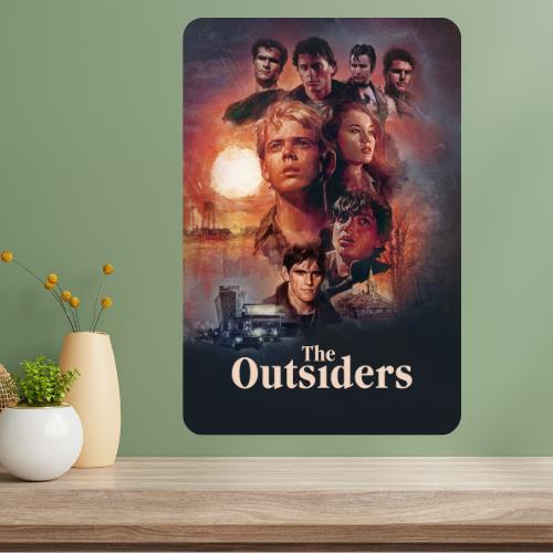 The Outsiders Classic Movie Metal Poster Sign