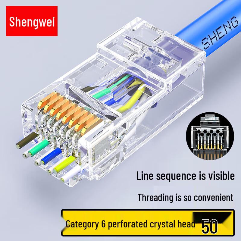 Проходные коннекторы RJ45 Shengwei CAT6