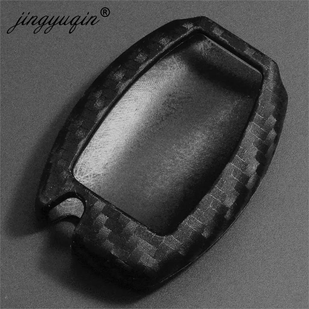 Мужской чехол-сумка для автомобильного ключа из карбона для Mercedes Benz BGA AMG W203 W210 W211 W124 W202 W204 W205 W212 W176 Силиконовый чехол