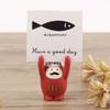 Resin Creative Cartoon Card Holder Mini Korean Stationery Office Desk Organizer