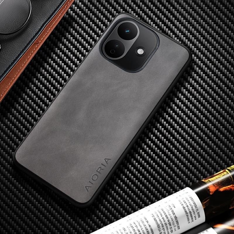Чехол для телефона - для Xiaomi для Redmi Note 17 Pro Max Чехол Однотонный Стильный Элегантный Чехол для телефона из искусственной кожи для Redmi Note 17 4G 5G