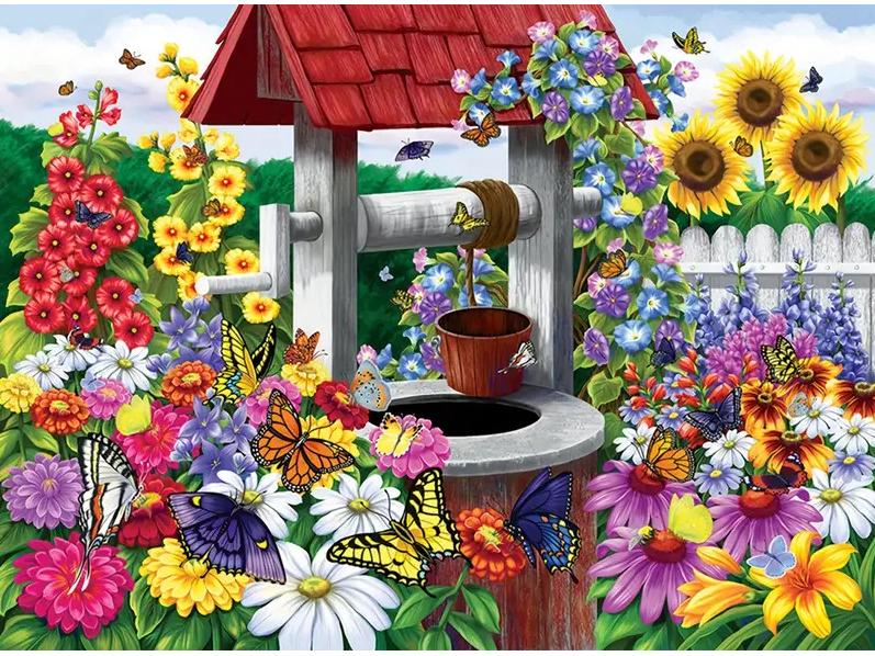 30x40см DIY Полная Выкладка Пейзаж Алмазная Живопись