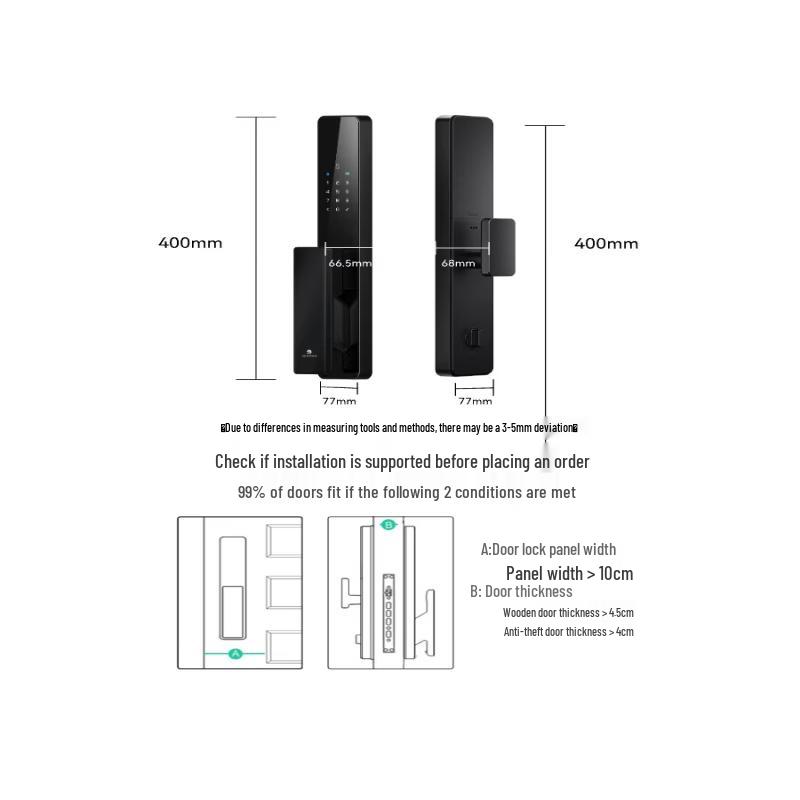 DESMAN Q2P Fully Automatic Smart Fingerprint Lock