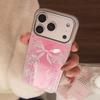 Позолоченный 17 Чехол для мобильного телефона Iphone17promax Apple 16 Подходит для 14 Розовый Бант Пони Высококачественный Чехол для мобильного телефона