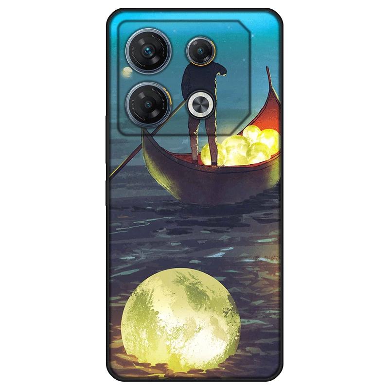 Для Infinix GT 10 Pro Корпус Окрашенная задняя крышка из ТПУ Мягкий силиконовый чехол Infinix GT 10 Pro