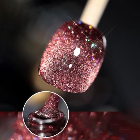 Декоративный блеск для ногтей, украшения для ногтей, гель, блестящий, легкий вес