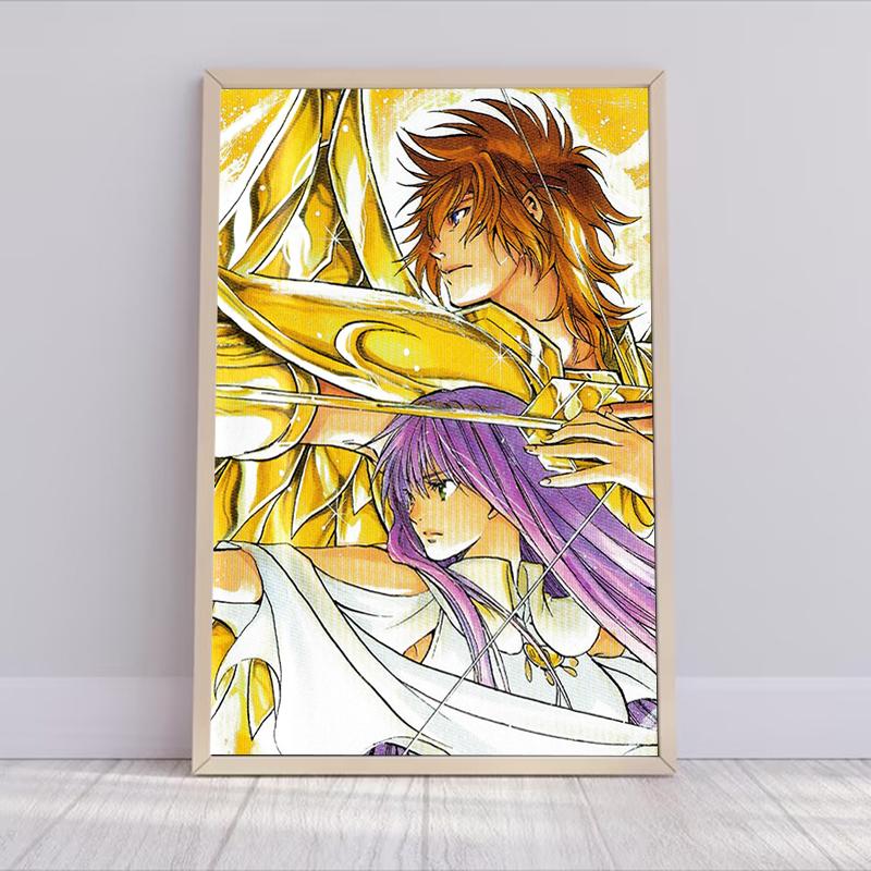 Saint Seiya Anime Poster Home Decoration Posters for Wall Decoration Painting on Canvas Decorative Paintings Room Decor Art the
