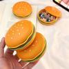 2/3/6 Grid Hamburger Pill Box Sealed Mini Hamburger Storage Case  Elderly