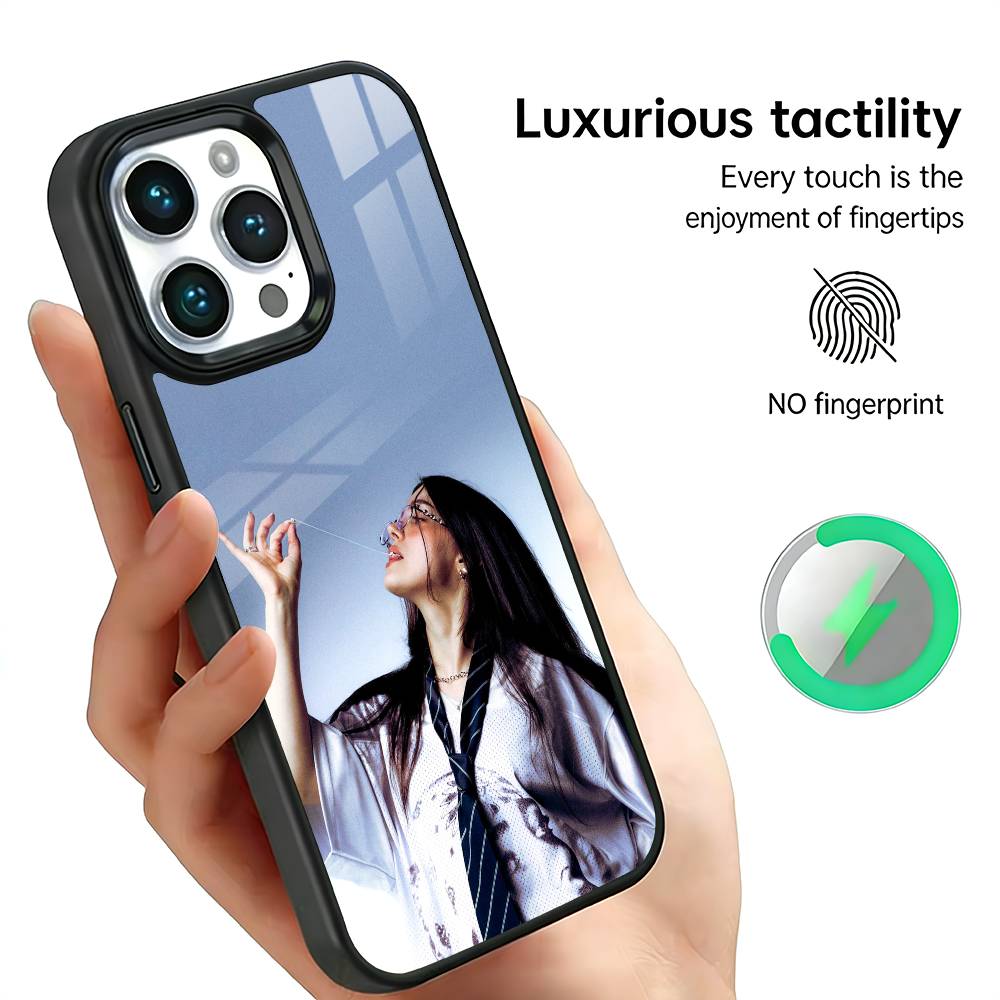Чехол для телефона singer B-Billie Eilish для iPhone17 16 15 14 13 12 11 Plus Pro Max Plus Чехол с беспроводной зарядкой Funda