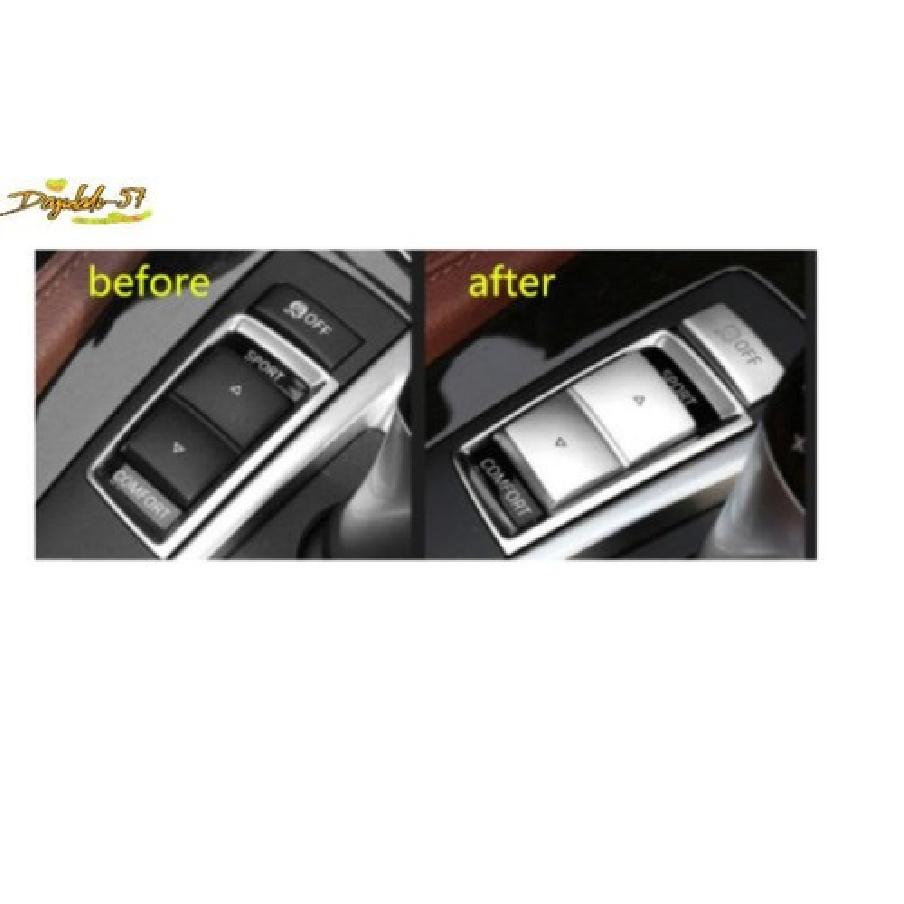 Gear Shift Position Button Cover Trim 3pcs For BMW x3 f25 2011-17 x4 f26 14-2017