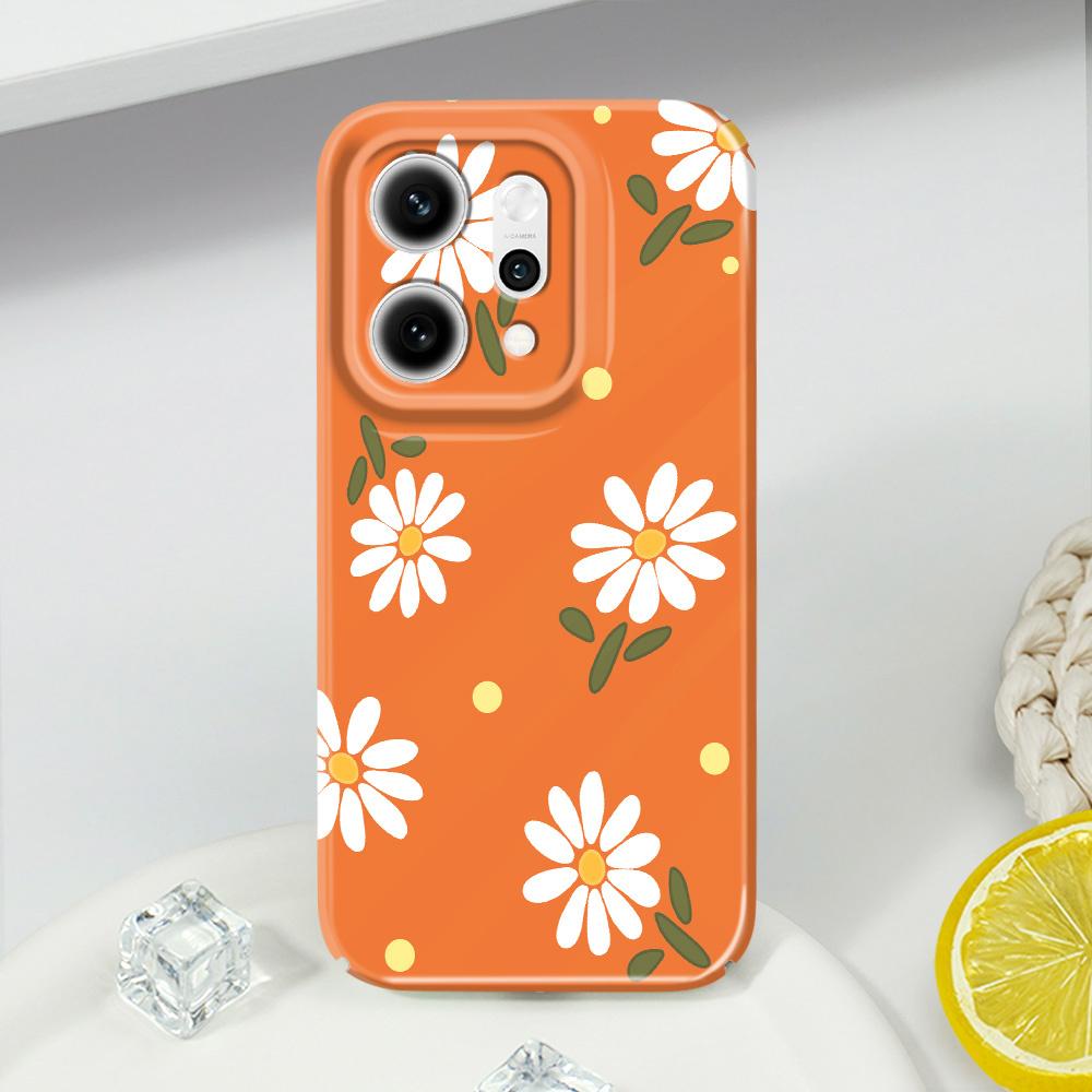 Чехол для телефона «Блуждающие маргаритки» для OPPO Reno 14 14F 13 13F 12 12F 11 11F 10 8 8Z 8T 7 7Z Pro 4G 5G Пленка Жесткая крышка
