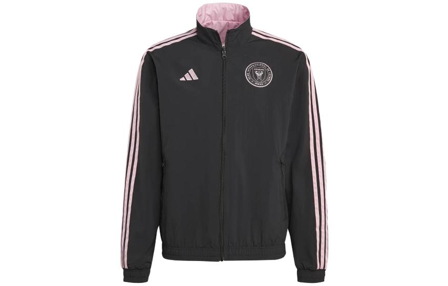 adidas Международная куртка Miami Мужская Черный Розовый HU0061