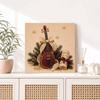 Pearl painting violin Christmas music art kit DIY holiday home decor painting