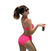 Source sexy tube top swimsuit women's triangular bikini 1011 Korean ins babes wind swimsuit