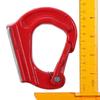 Red Heavy Duty Lifting Hook 2T Welding Hooks with Coating  Wrecker Crane Tractor