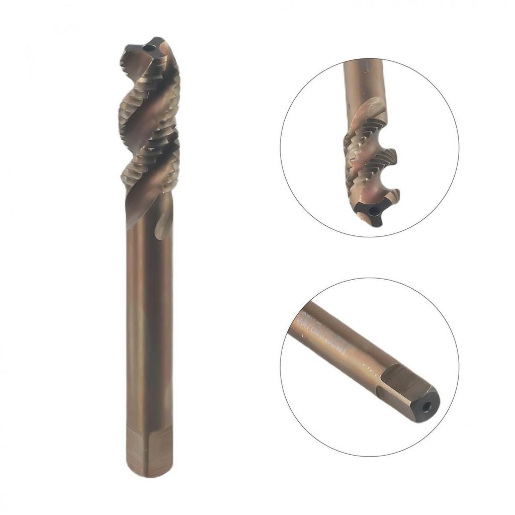 M3-M10 HSS-Co Кобальт M35 Машинный метчик с канавками Метчики Метрический метчик Правосторонний