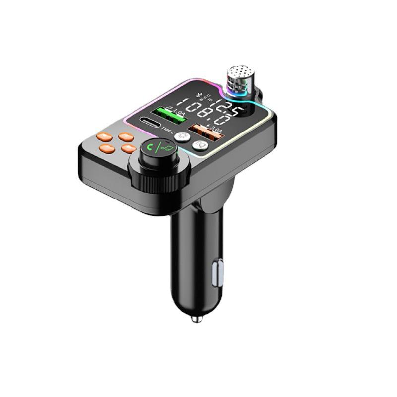 Q15 Bluetooth FM-трансмиттер для автомобиля: MP3-плеер с функцией громкой связи, двумя USB-портами и зарядным устройством PD 3.1A.