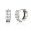 GEIGER Jewelry Cubic One-Touch Silver Earrings GISVEE020