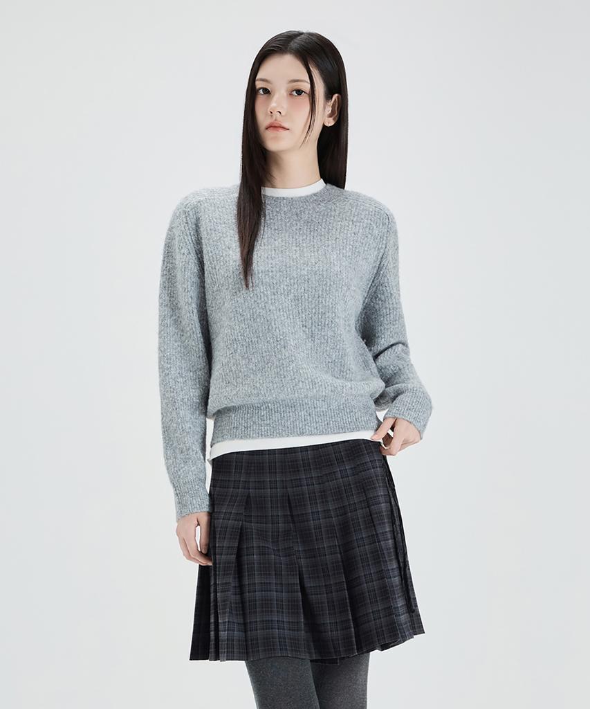 MIXXO [Базовый] Свитшот с круглым вырезом из ткани хачи_Miwkag120T