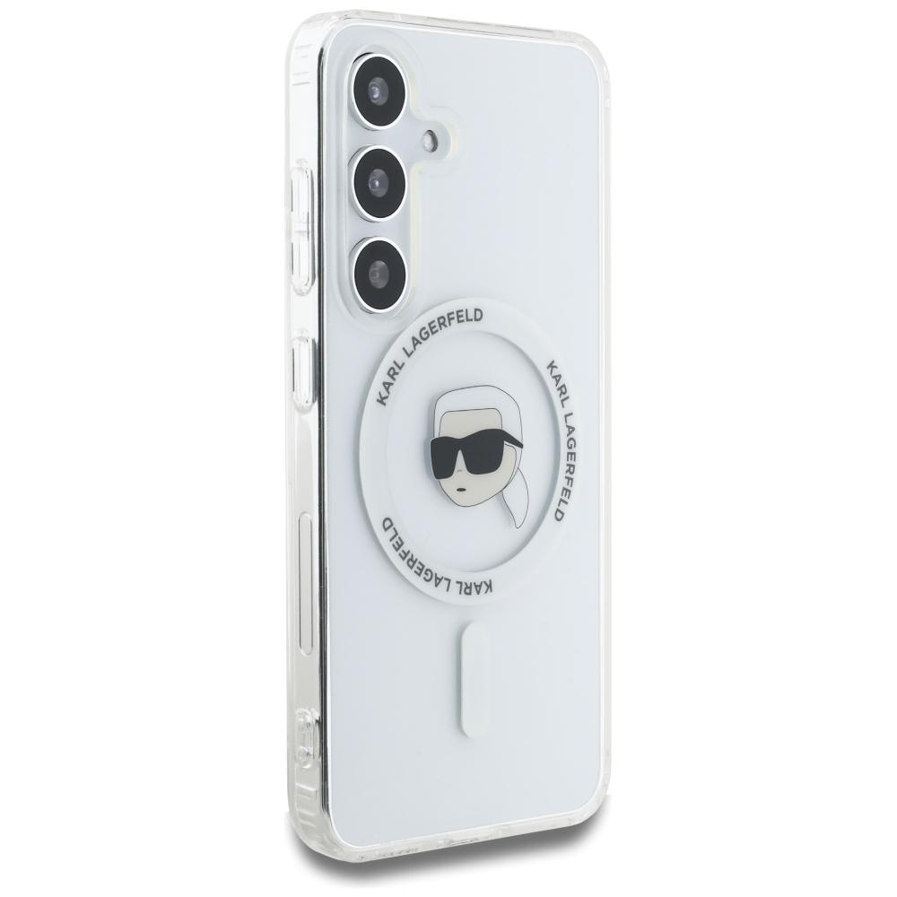 Etui do Samsung Galaxy S25 Karl Lagerfeld MagSafe Karl Head Logo