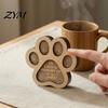 Small Keepsake Box for Pet Hair Box, Cute Paw Shape Memorial Wooden Remembrance Dog Fur Dogs And Cats, Loss Sympathy Gift Owners