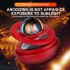 Solar Car Air Freshener Double Rings Rotary Suspension Rotating Aromatherapy Diffuser Dashboard Perfume Fragrance Auto Ornament