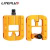 Liteplus Folding Bicycle Pedals Anti-slip All-aluminum Alloy Quick Folding Bike Pedals BMX Bicycle Folding Pedals Bicycle Parts
