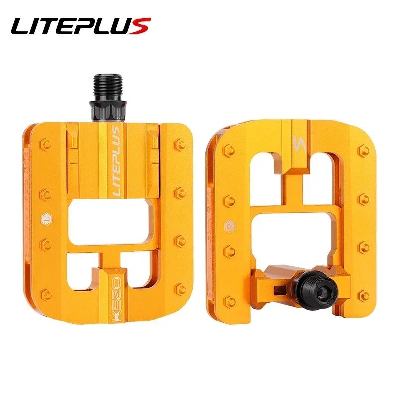 Liteplus Folding Bicycle Pedals Anti-slip All-aluminum Alloy Quick Folding Bike Pedals BMX Bicycle Folding Pedals Bicycle Parts