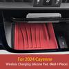 For Porsche Cayenne Macan Car Cup Holder Silicone Center Console Bottle Holder ert Anti Slip Drink Organizer Auto Accessories