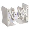 Integrated Desktop Book and Pen Holder: Folding Bookshelf with Student Baffle Clip
