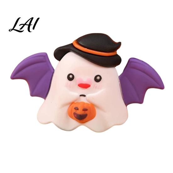 Micro Landscape Props for DIY Halloween Ornaments Cute Miniature Ghost/Pumpkin/Spider Figurines Table Ghost Spider Pumpkin Decor Fairy Garden Flower