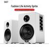 SAST Мультимедийные Bluetooth-колонки SM-1900 2.0, штекер CN (адаптер в комплекте)