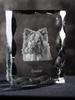 Eurasian, Eurasier - crystal with a picture of a dog, glass statuette with a picture, unique frame with a picture from Art-Dog brand