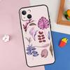 Чехол для телефона с тропическими листьями Для iPhone 16 Pro Max 11 12 13 14 15 Pro Max Mini 16e 15 16 Plus XR Защитный корпус