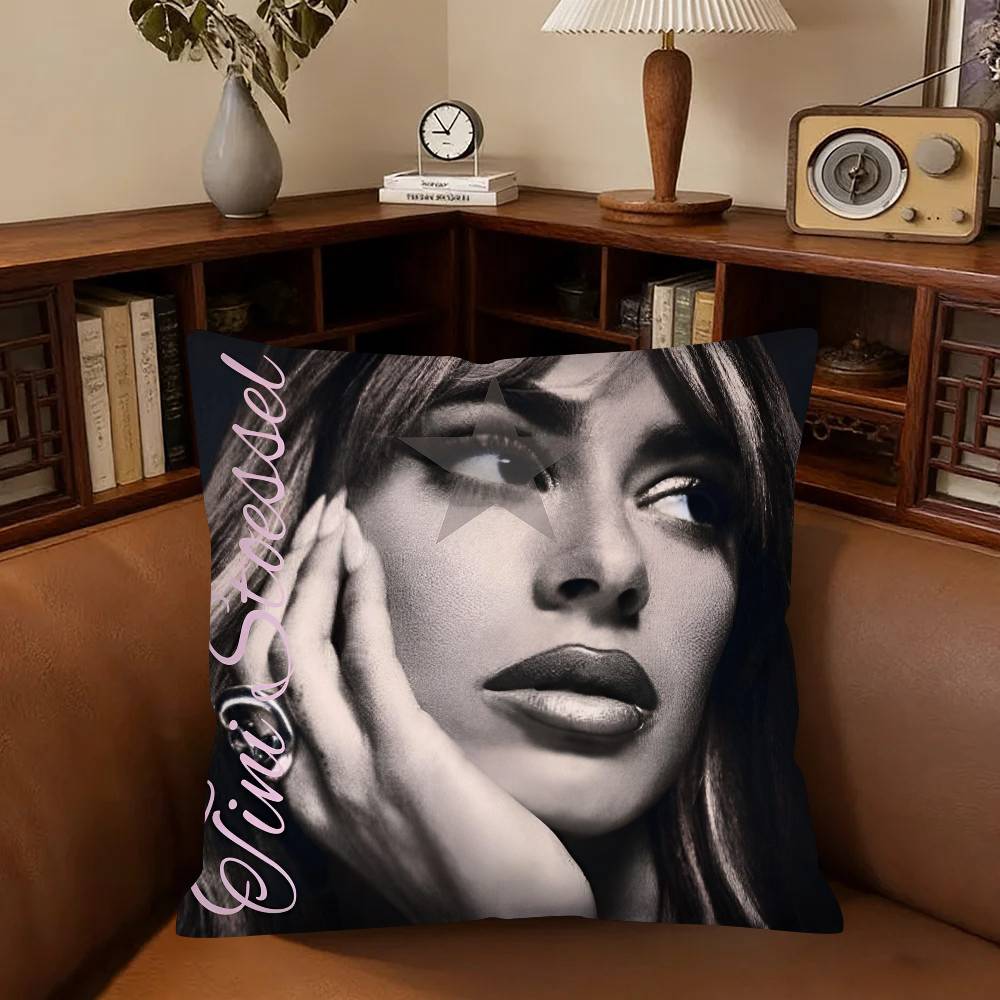 Singer MMartina SStoessel TINI Pillow Case Fashion Square Pillowcase Bedroom Sofa Room Ins Decoration Leisure