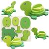1PCS Children's Wooden 3D Puzzle Cartoon Animal Turtle Lion Puzzle DIY Handmade Animal Model Educational Toys For Kids Gifts