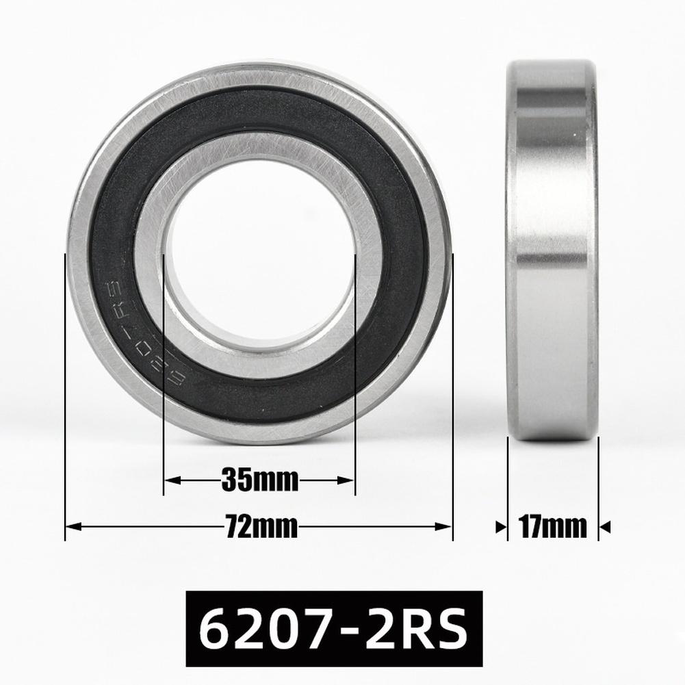 6207RS 6207ZZ Sealed Deep Groove Ball Bearing 35x72x17mm for Agricultural Machinery Wheels and Industrial Motor Repair